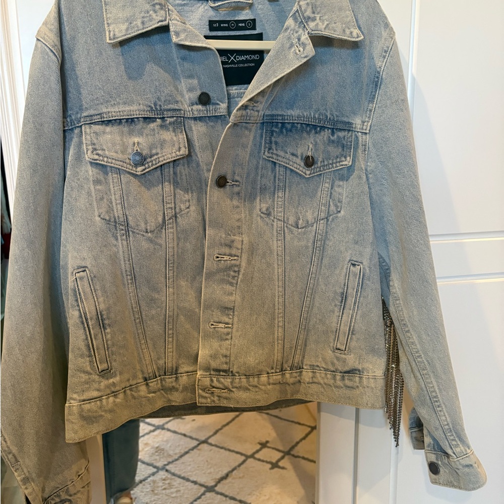Diamond Supply Co. Light Gray Jean Jacket